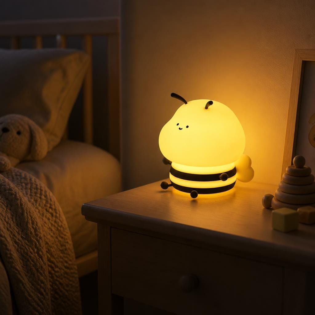 Veilleuse abeille bébé rechargeable LED Les Petites Loupiotes