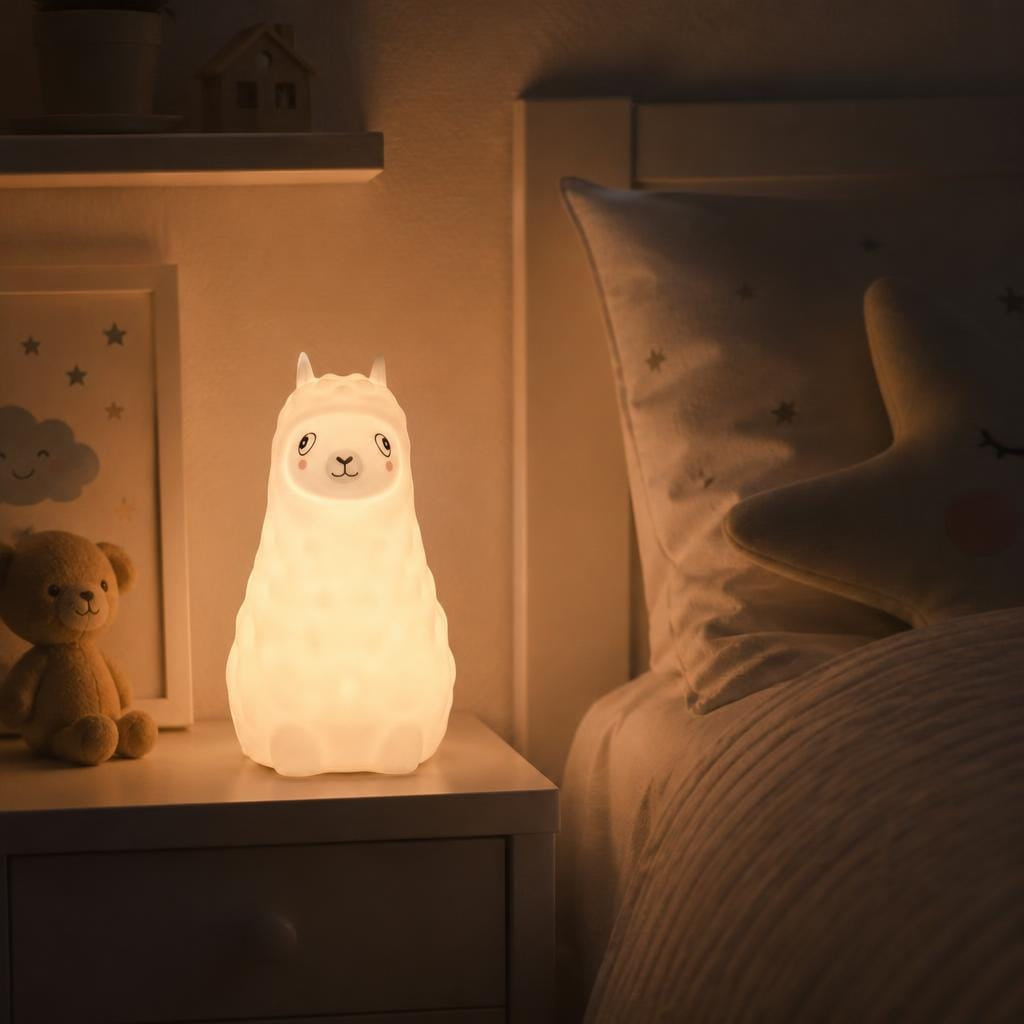 Veilleuse alpaga LED rechargeable Les Petites Loupiotes