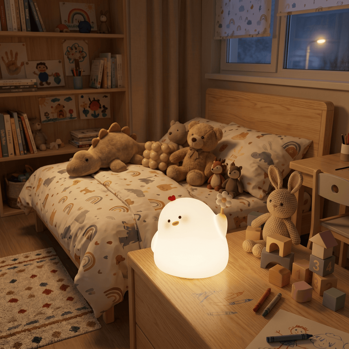 Veilleuse animaux canard Les Petites Loupiotes