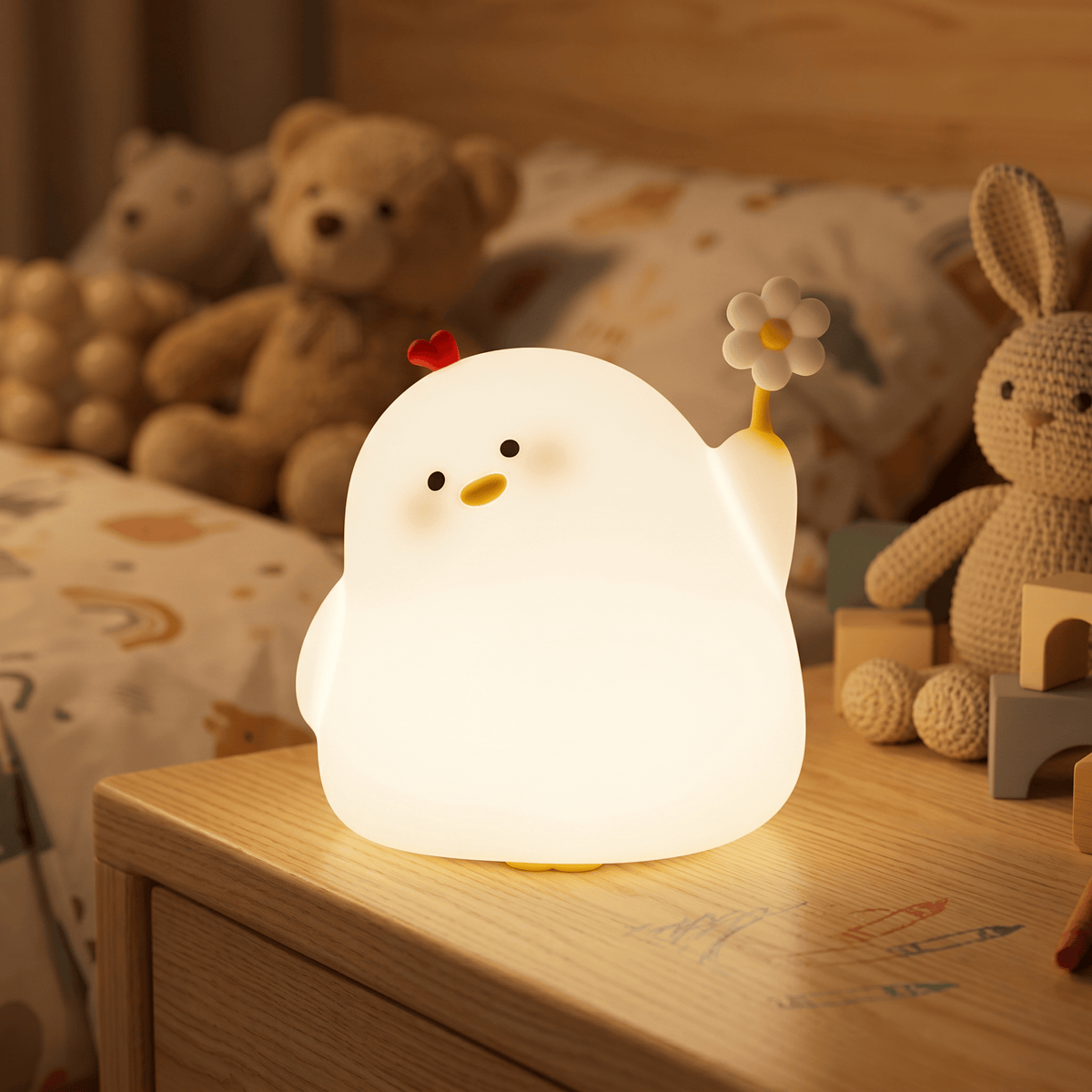 Veilleuse animaux canard Les Petites Loupiotes