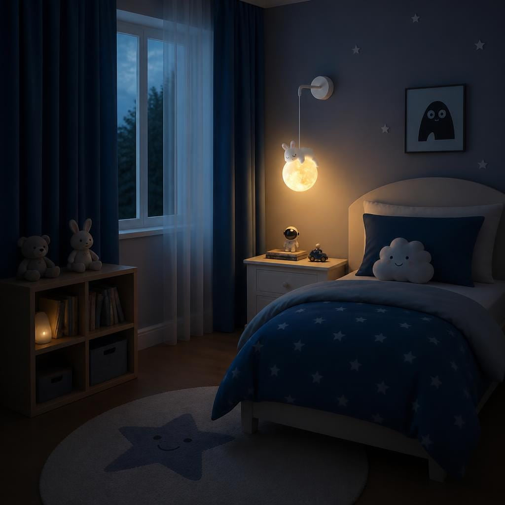 Veilleuse applique murale lapin LED Les Petites Loupiotes