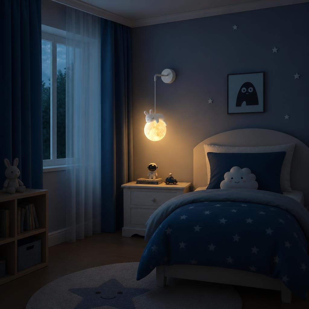Veilleuse applique murale lapin LED Les Petites Loupiotes