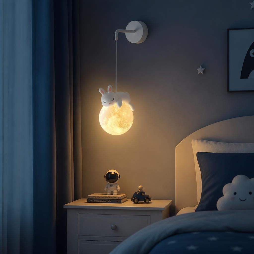 Veilleuse applique murale lapin LED Les Petites Loupiotes
