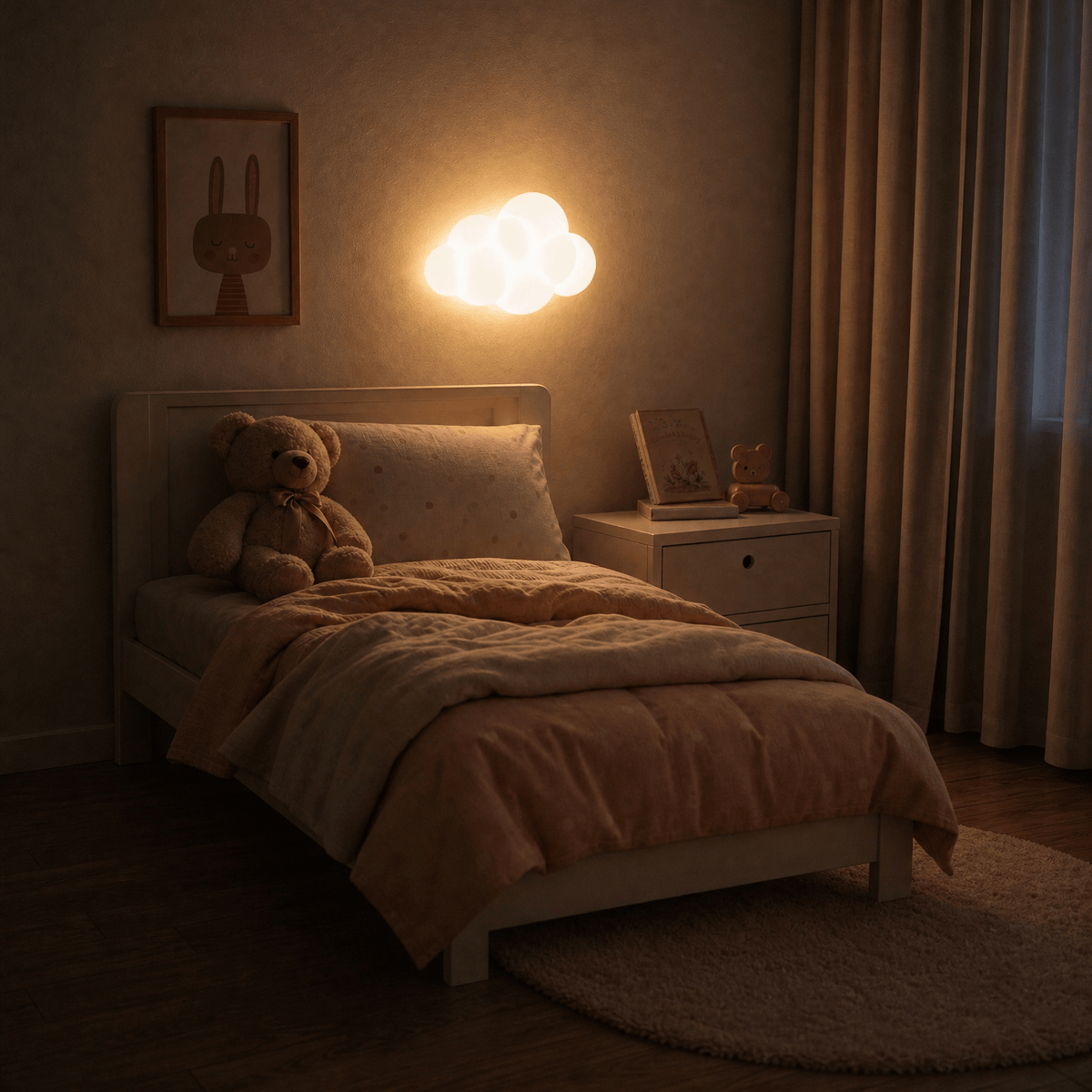 Veilleuse applique murale nuage LED Les Petites Loupiotes
