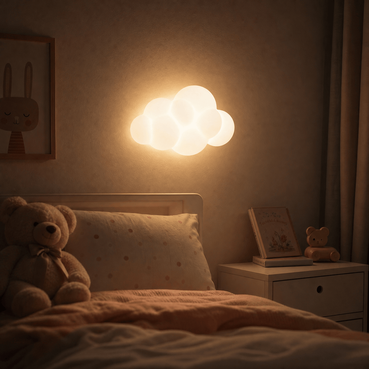 Veilleuse applique murale nuage LED Les Petites Loupiotes