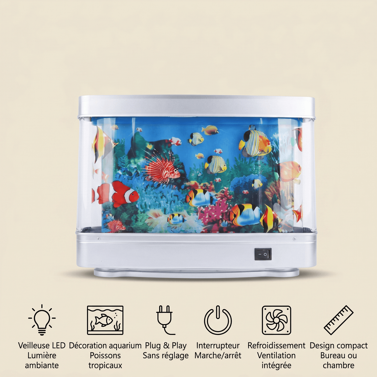 Veilleuse aquarium LED Les Petites Loupiotes