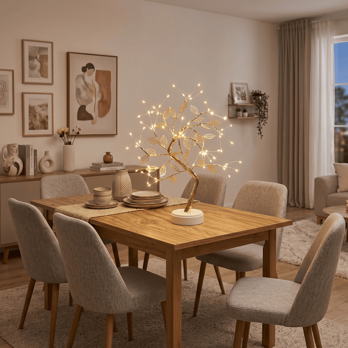 Veilleuse arbre lumineux LED rechargeable Les Petites Loupiotes