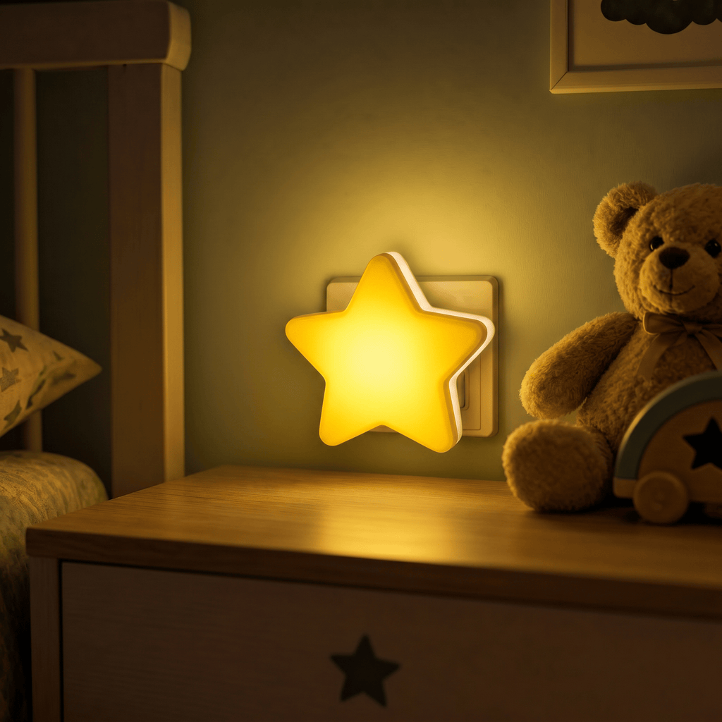 Veilleuse bébé étoile à prise LED Les Petites Loupiotes