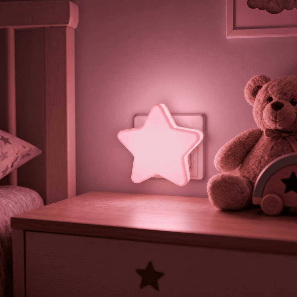 Veilleuse bébé étoile à prise LED Les Petites Loupiotes