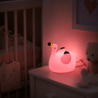 Veilleuse bébé flamant rose rechargeable Les Petites Loupiotes