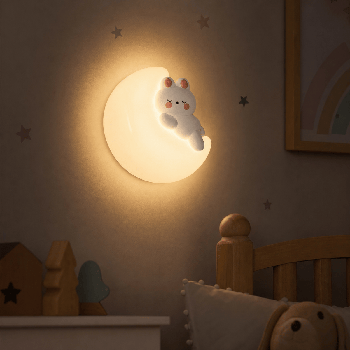 Veilleuse bébé lampe lapin LED Les Petites Loupiotes