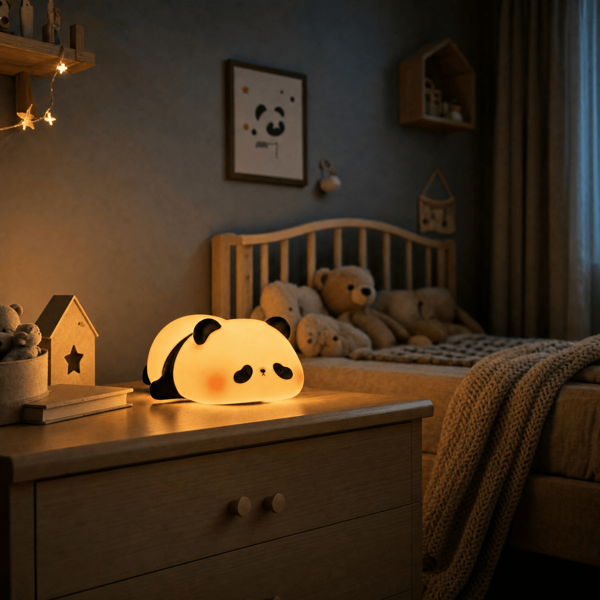 Veilleuse bébé panda rechargeable Les Petites Loupiotes