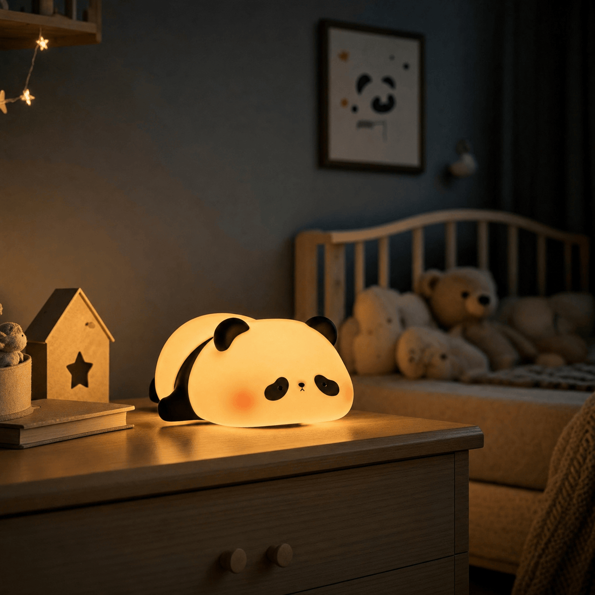 Veilleuse bébé panda rechargeable Les Petites Loupiotes