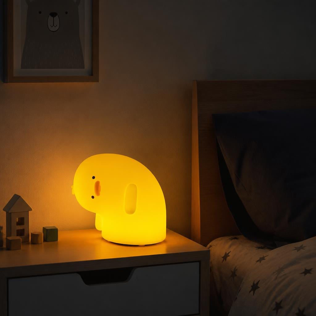 Veilleuse canard jaune rechargeable LED Les Petites Loupiotes