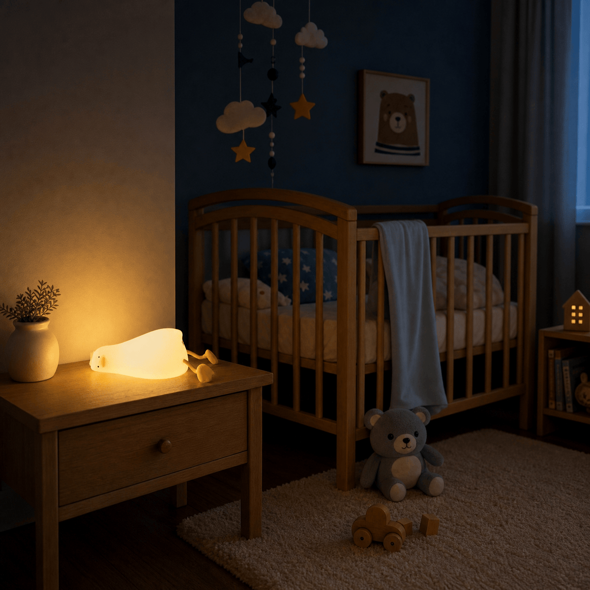 Veilleuse canard LED rechargeable Les Petites Loupiotes