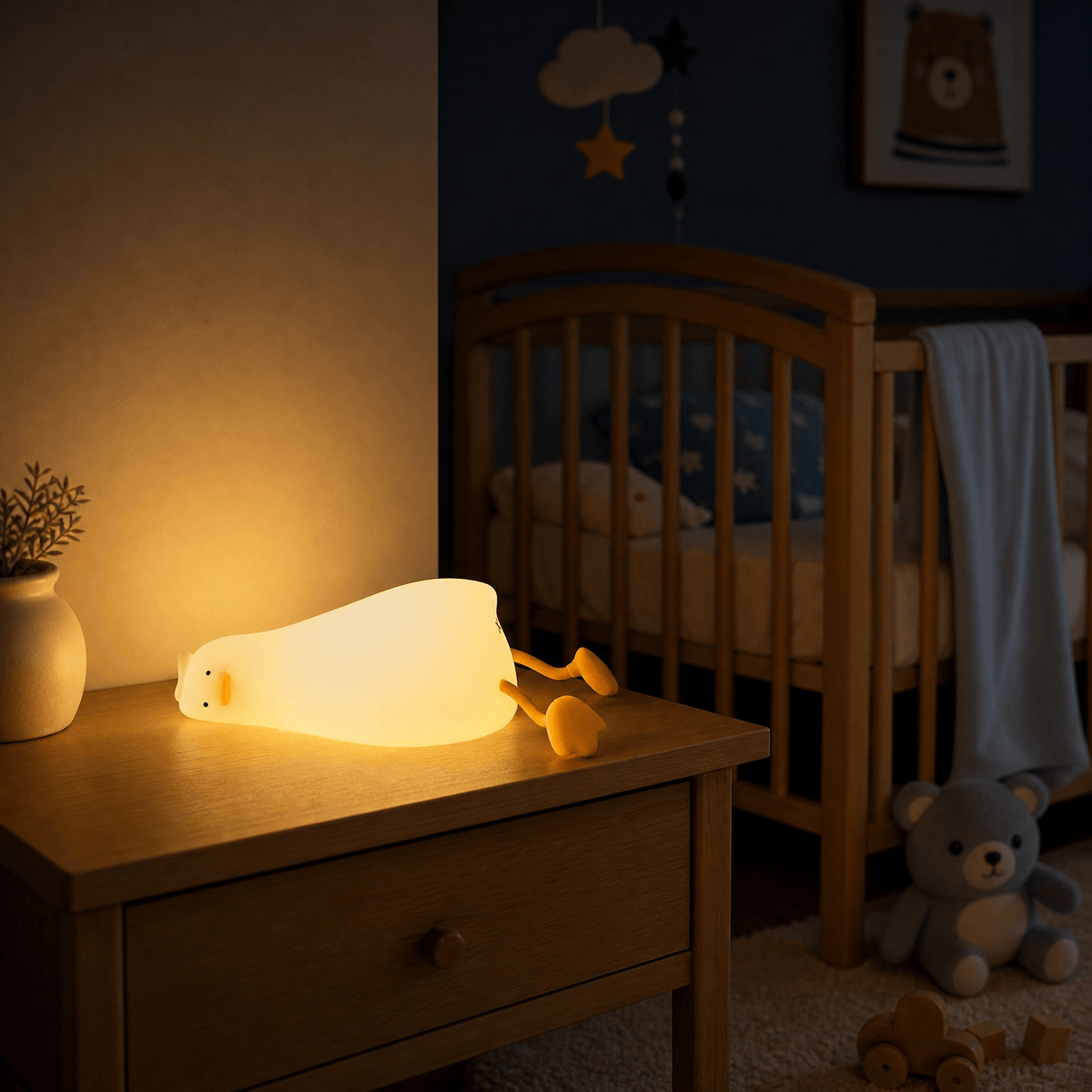 Veilleuse canard LED rechargeable Les Petites Loupiotes