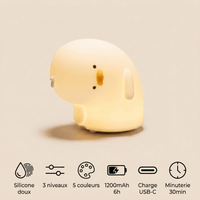 Veilleuse canard sommeil rechargeable LED Les Petites Loupiotes