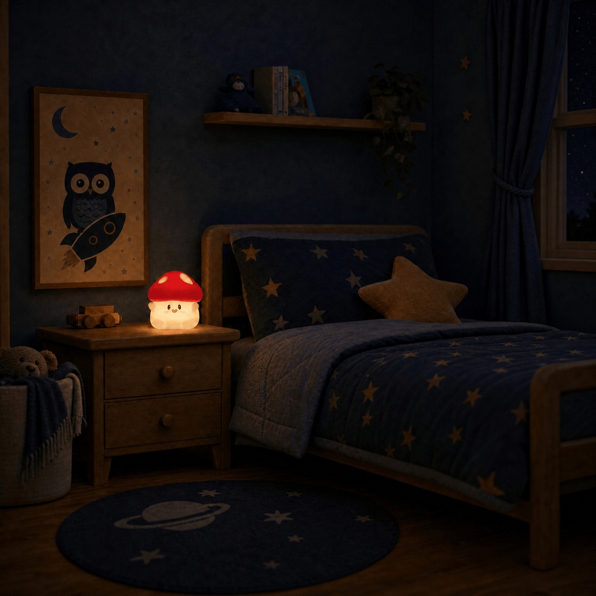 Veilleuse champignon tactile rechargeable LED Les Petites Loupiotes