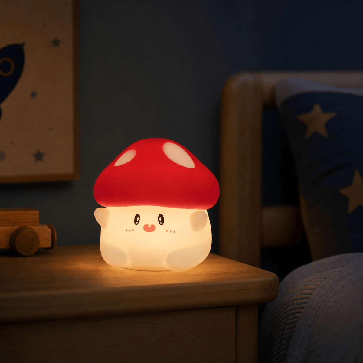 Veilleuse champignon tactile rechargeable LED Les Petites Loupiotes