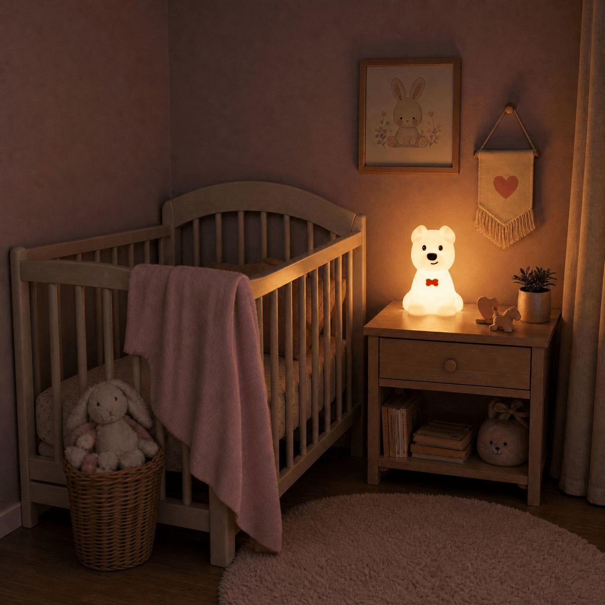 Veilleuse chien lumineux rechargeable LED Les Petites Loupiotes