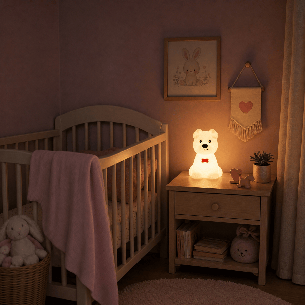 Veilleuse chien lumineux rechargeable LED Les Petites Loupiotes