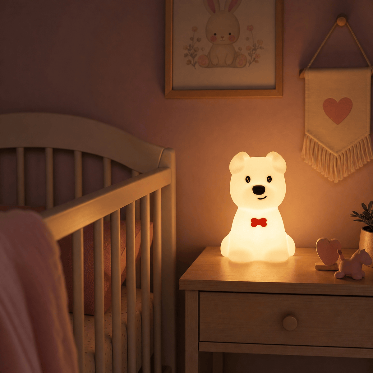 Veilleuse chien lumineux rechargeable LED Les Petites Loupiotes