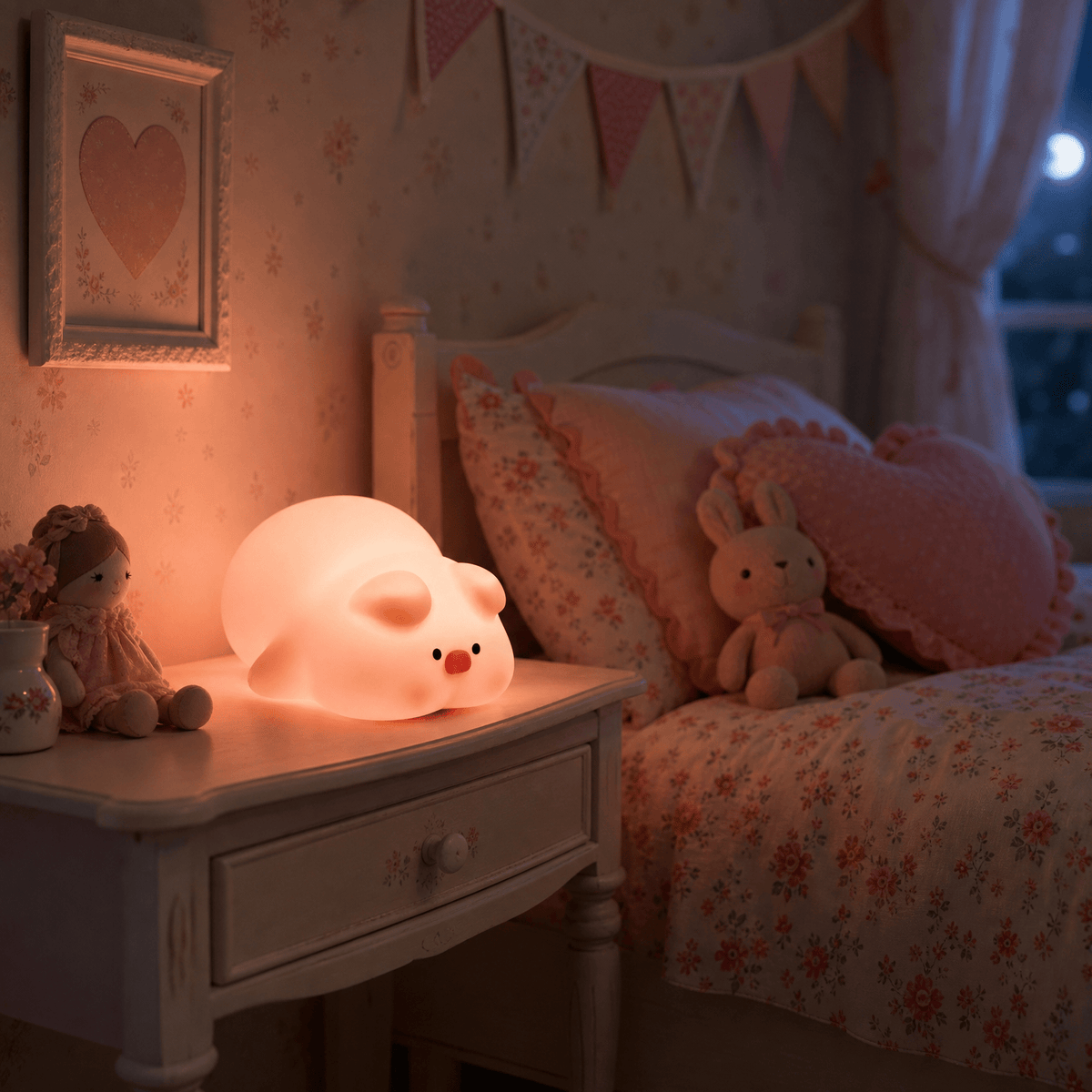 Veilleuse cochon enfant Les Petites Loupiotes