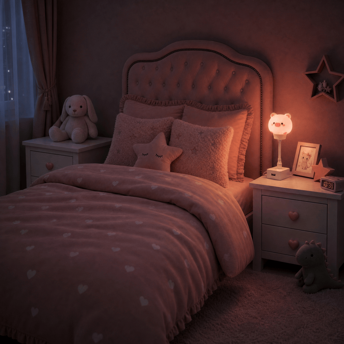 Veilleuse cochon USB rechargeable LED Les Petites Loupiotes