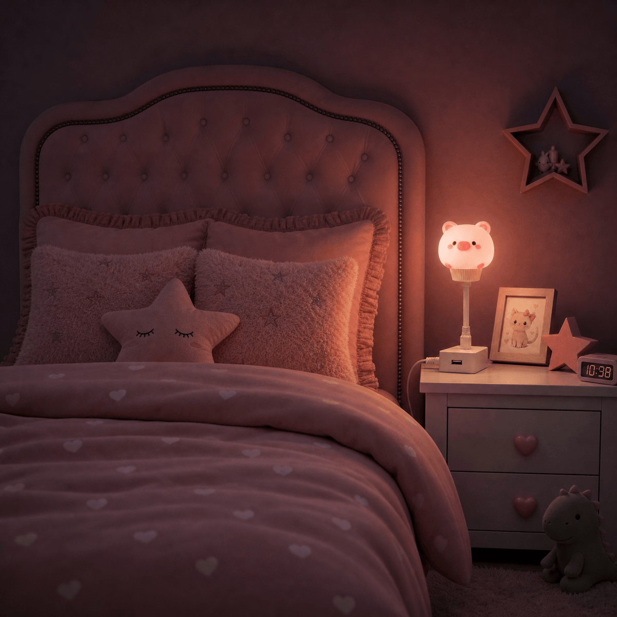 Veilleuse cochon USB rechargeable LED Les Petites Loupiotes