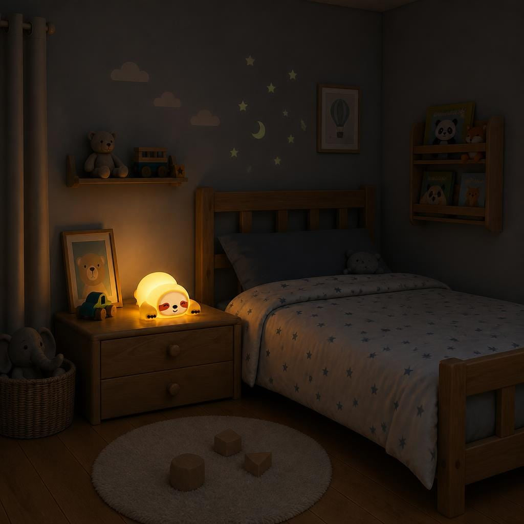 Veilleuse de nuit paresseux rechargeable LED Les Petites Loupiotes