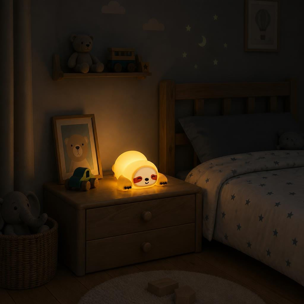 Veilleuse de nuit paresseux rechargeable LED Les Petites Loupiotes