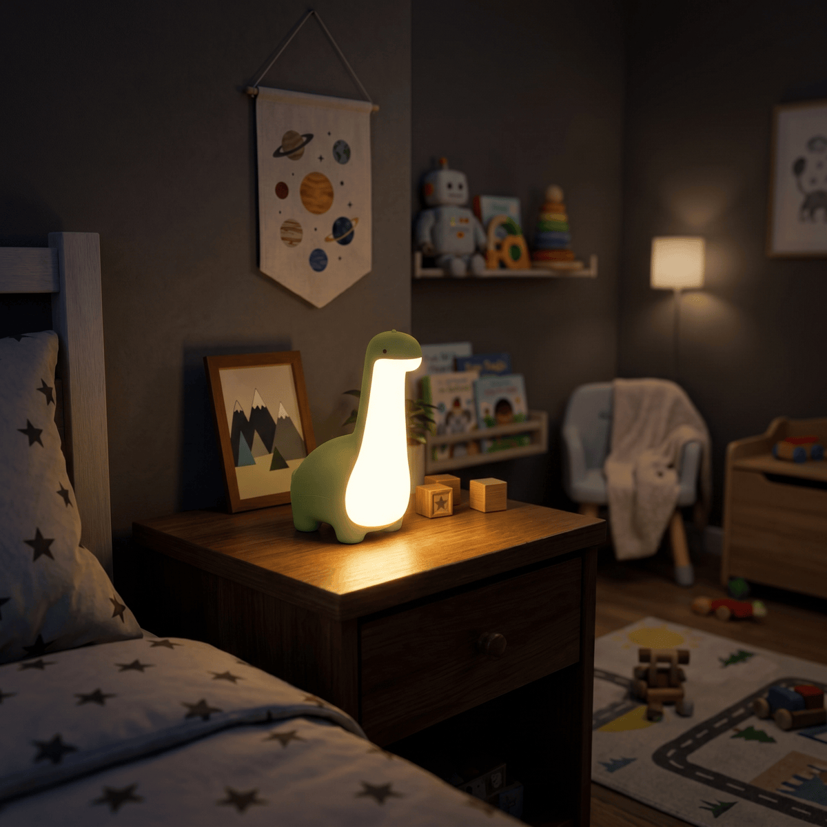 Veilleuse dinosaure pour bébé rechargeable Les Petites Loupiotes