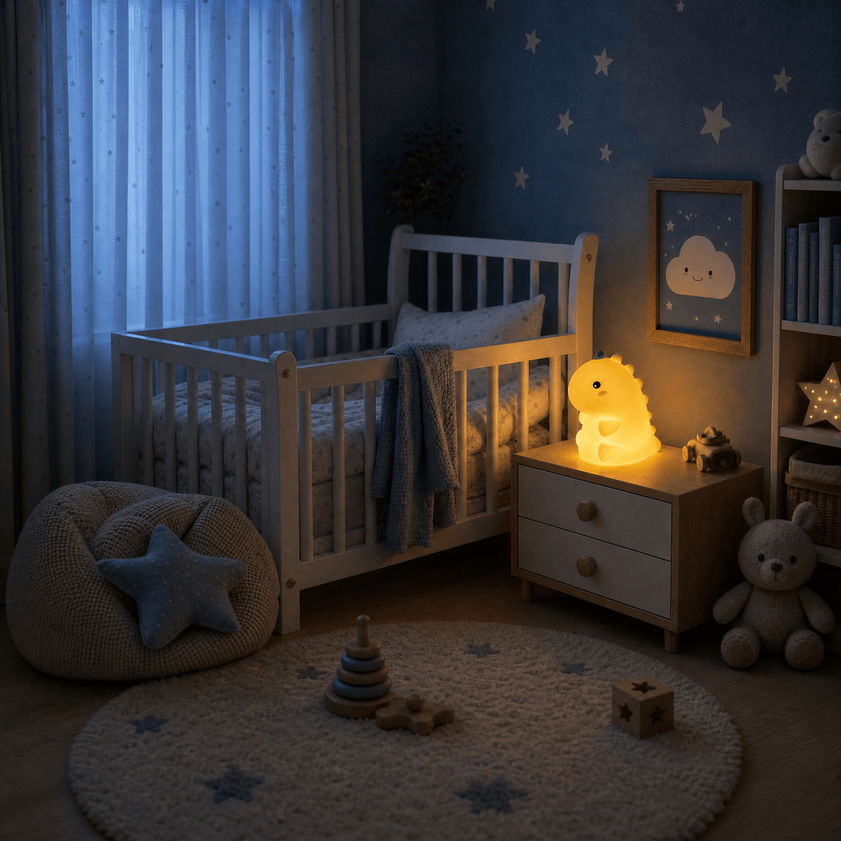Veilleuse dinosaure rechargeable LED Les Petites Loupiotes