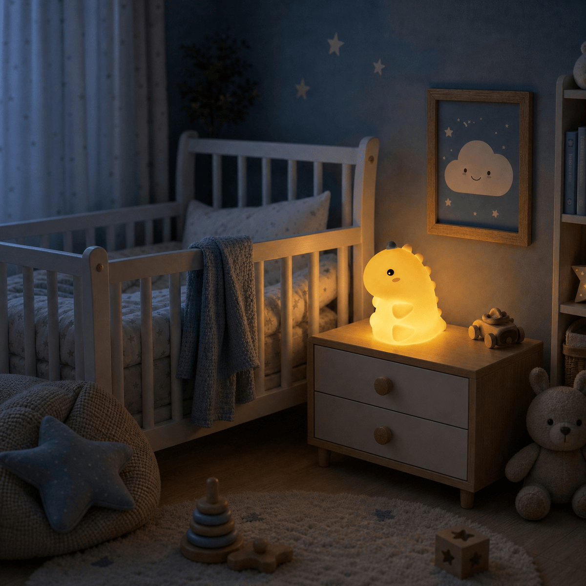 Veilleuse dinosaure rechargeable LED Les Petites Loupiotes