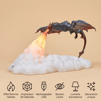 Veilleuse dragon 3D rechargeable Les Petites Loupiotes