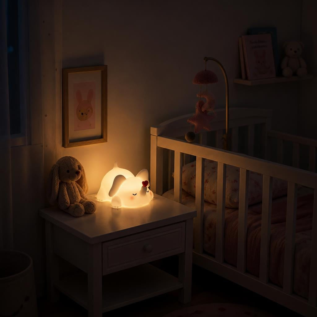 Veilleuse éléphant pour bébé rechargeable LED Les Petites Loupiotes