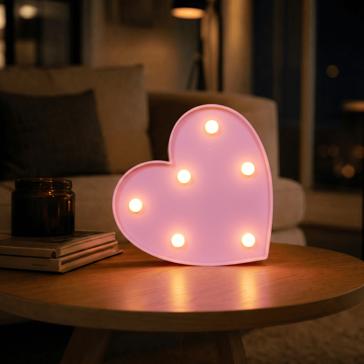 Veilleuse en forme de coeur LED Les Petites Loupiotes