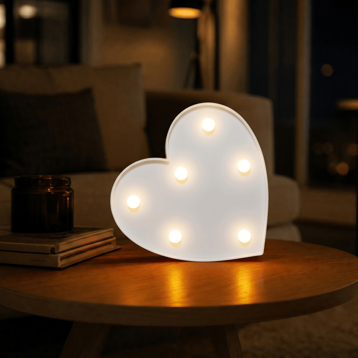 Veilleuse en forme de coeur LED Les Petites Loupiotes
