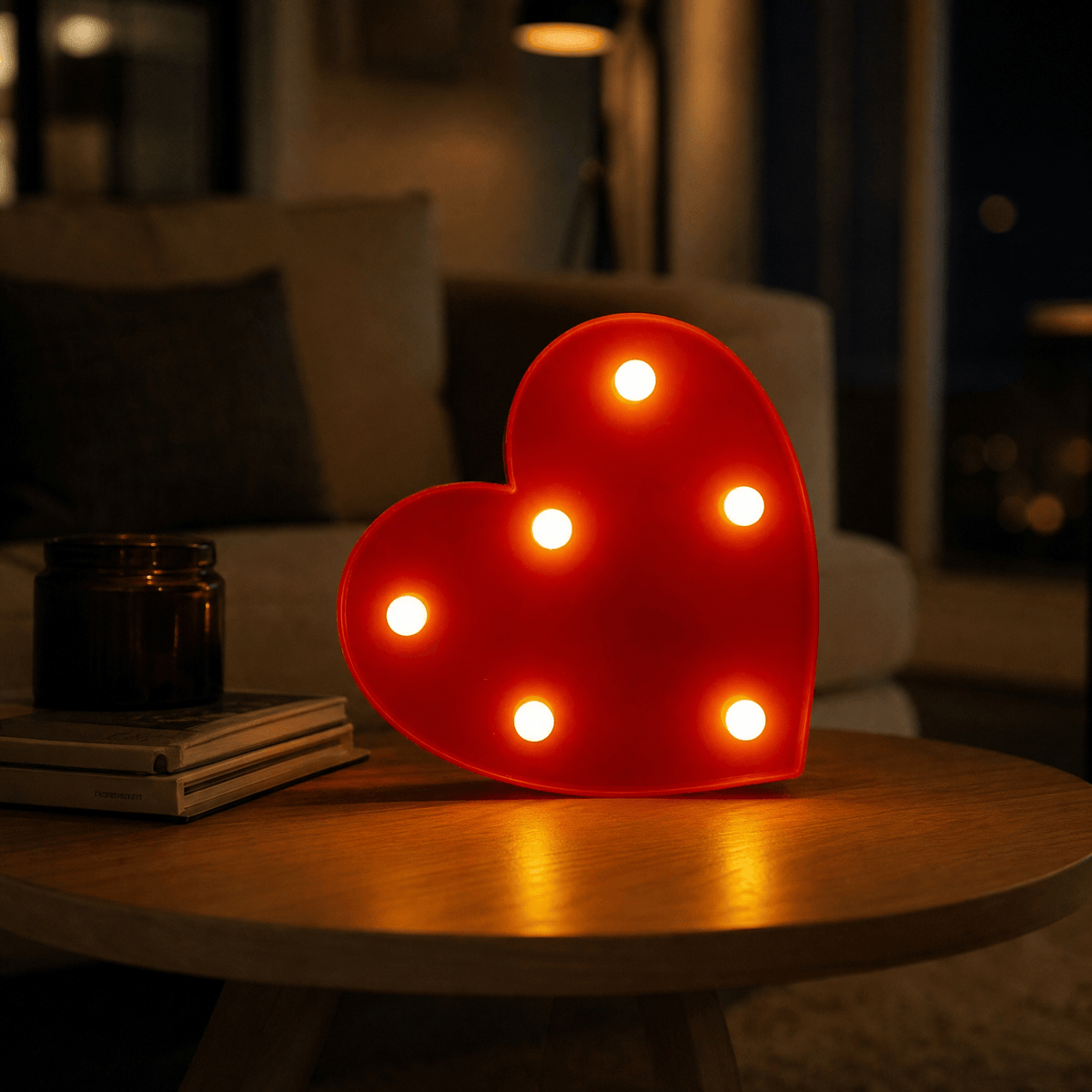 Veilleuse en forme de coeur LED Les Petites Loupiotes