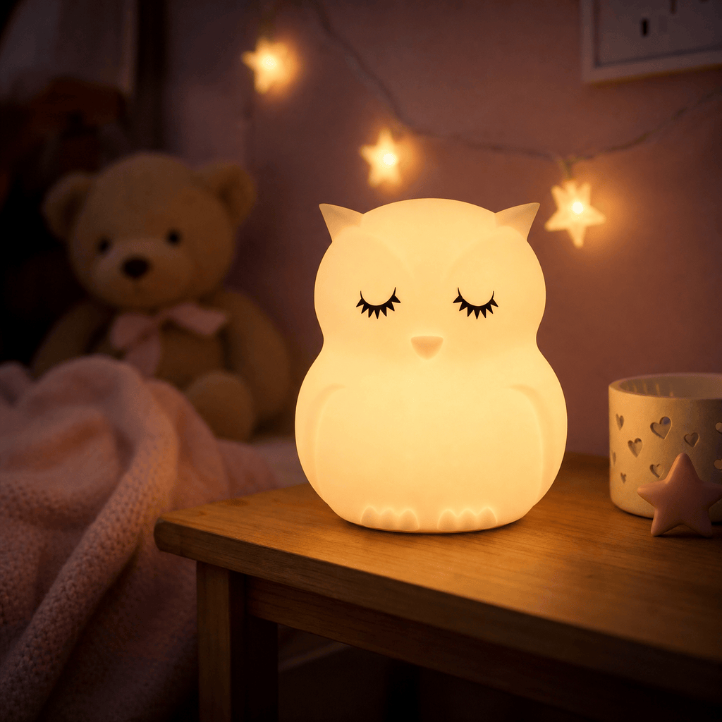 Veilleuse enfant hibou rechargeable LED Les Petites Loupiotes