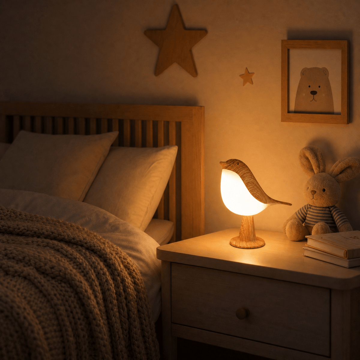 Veilleuse enfant oiseau Les Petites Loupiotes