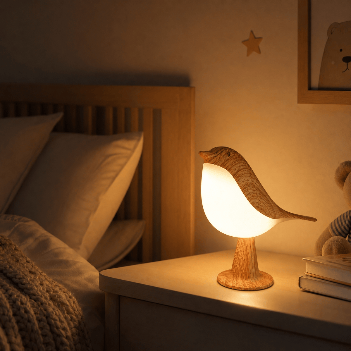 Veilleuse enfant oiseau Les Petites Loupiotes