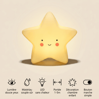Veilleuse étoile chambre enfant LED Les Petites Loupiotes