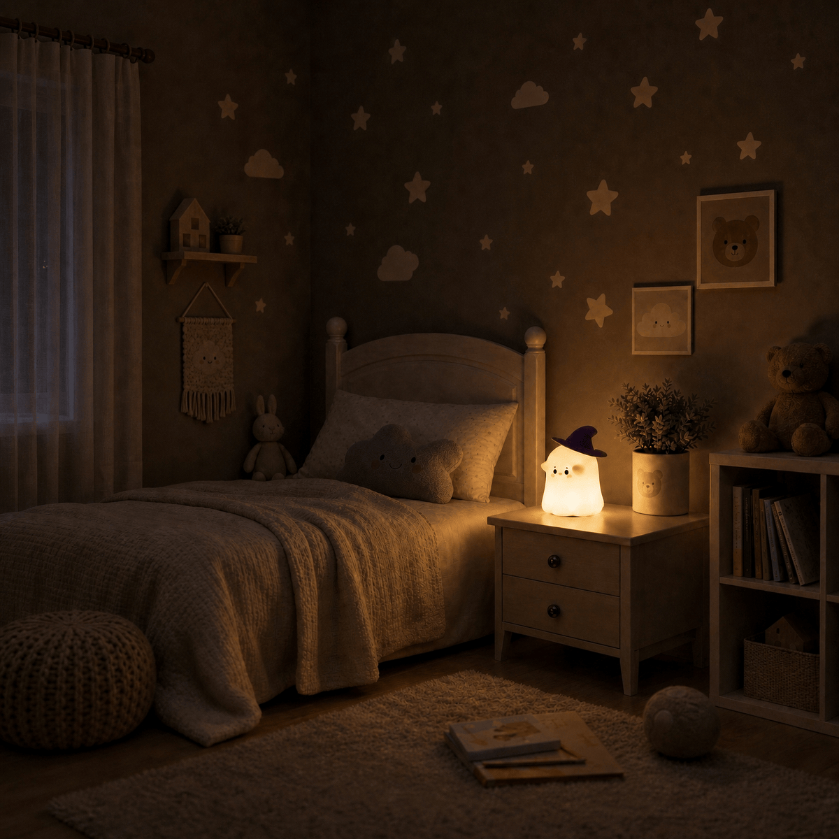 Veilleuse fantôme bébé rechargeable Les Petites Loupiotes