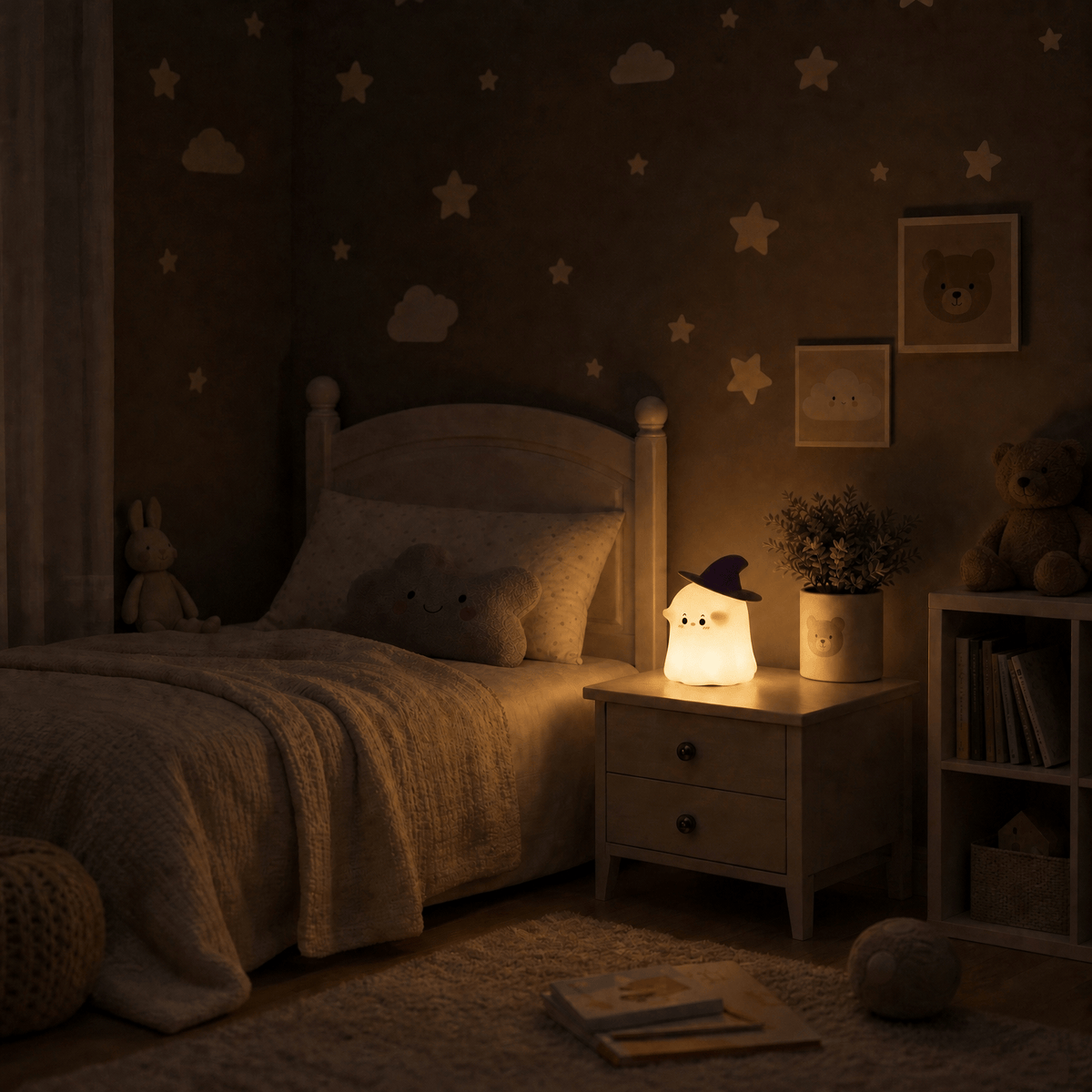Veilleuse fantôme bébé rechargeable Les Petites Loupiotes