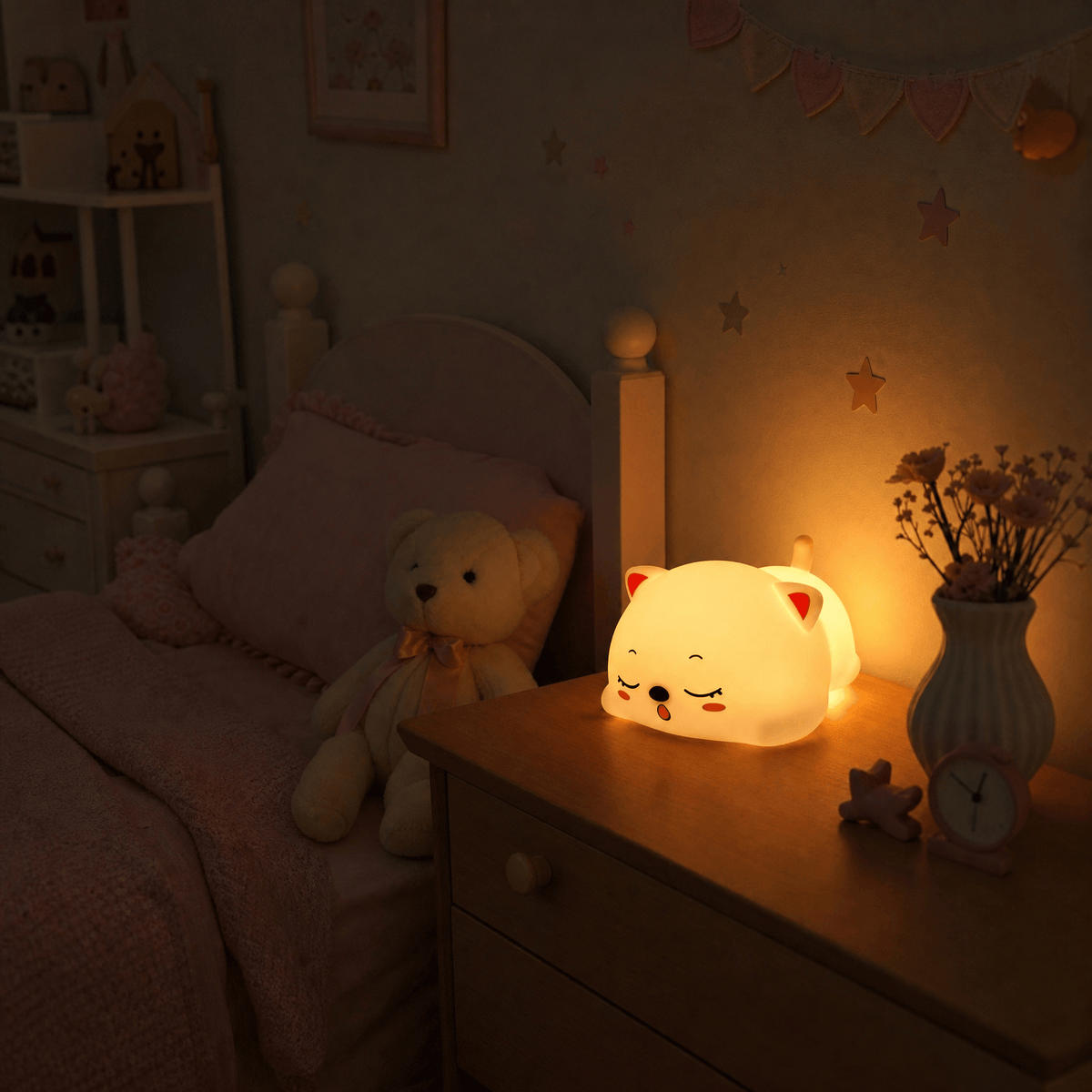 Veilleuse forme chat Les Petites Loupiotes