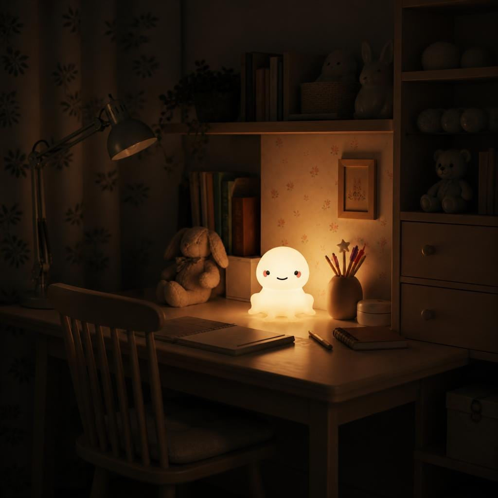 Veilleuse grenouille bébé rechargeable LED Les Petites Loupiotes