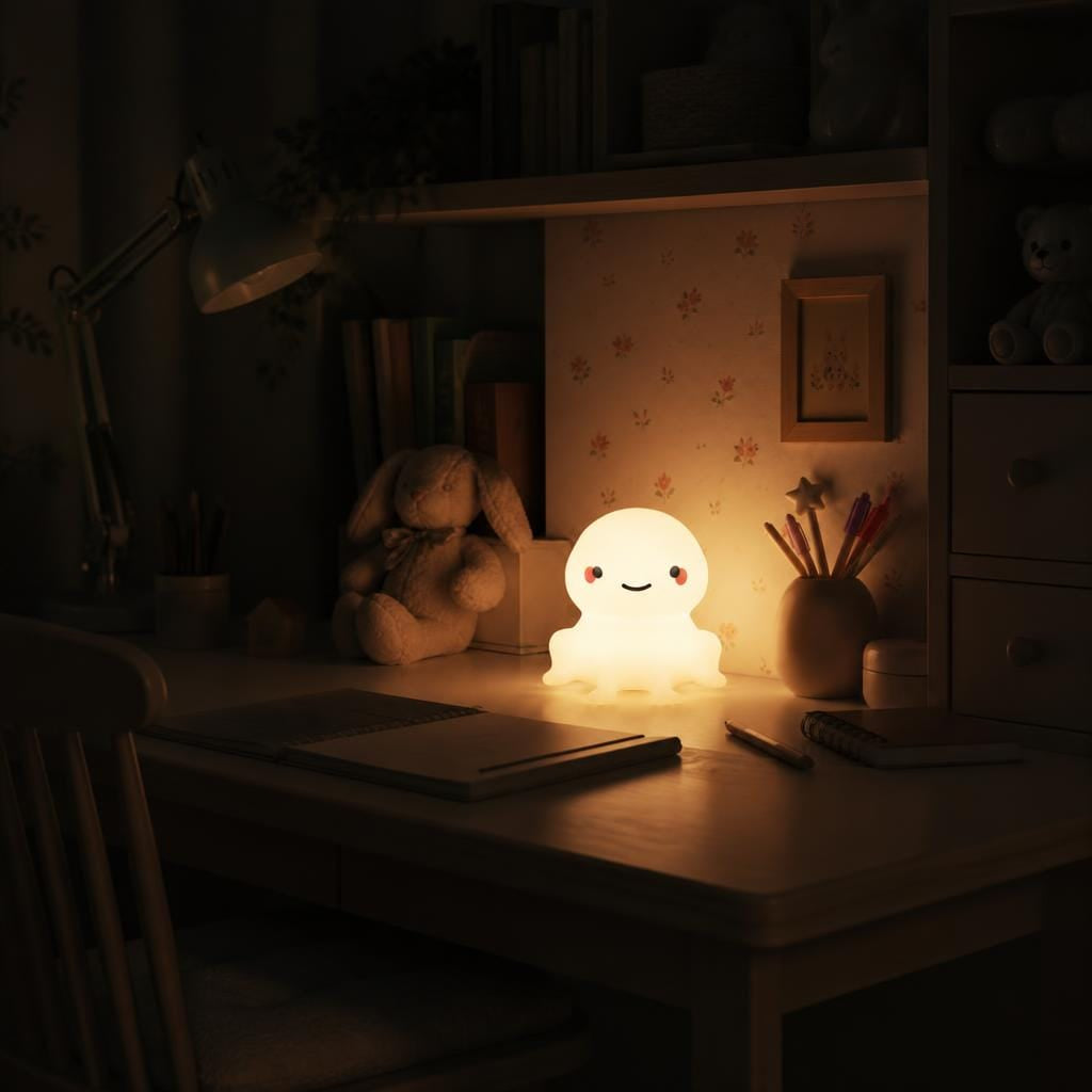 Veilleuse grenouille bébé rechargeable LED Les Petites Loupiotes