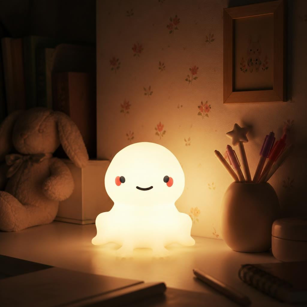 Veilleuse grenouille bébé rechargeable LED Les Petites Loupiotes