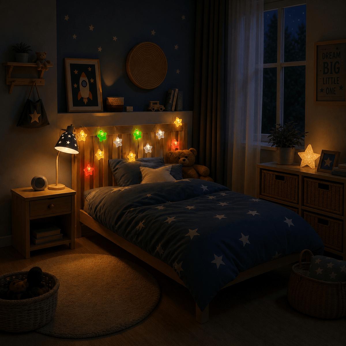 Veilleuse guirlande étoiles lumineuses Les Petites Loupiotes